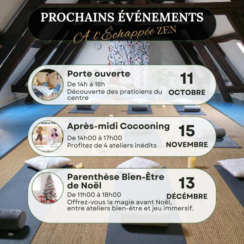 calendrier des evenements