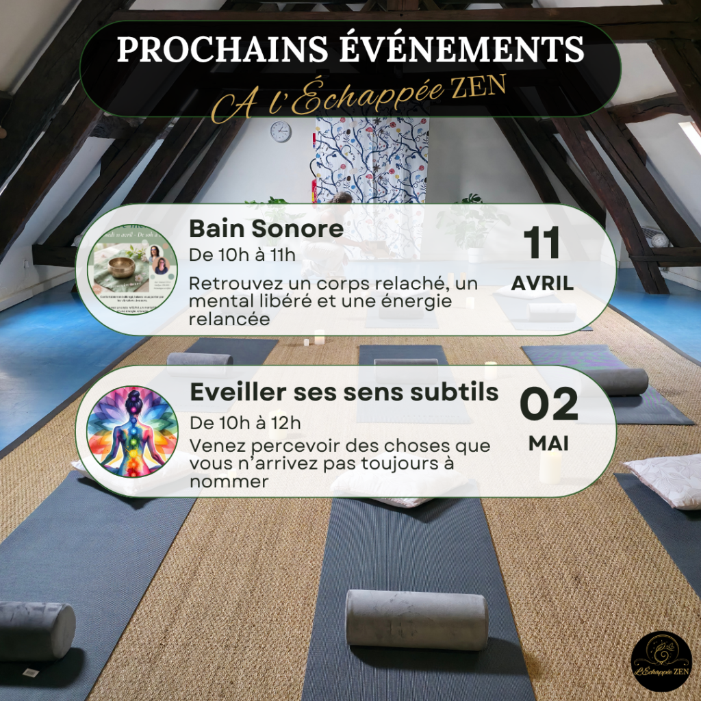 planning événement l echappée zen beauvais